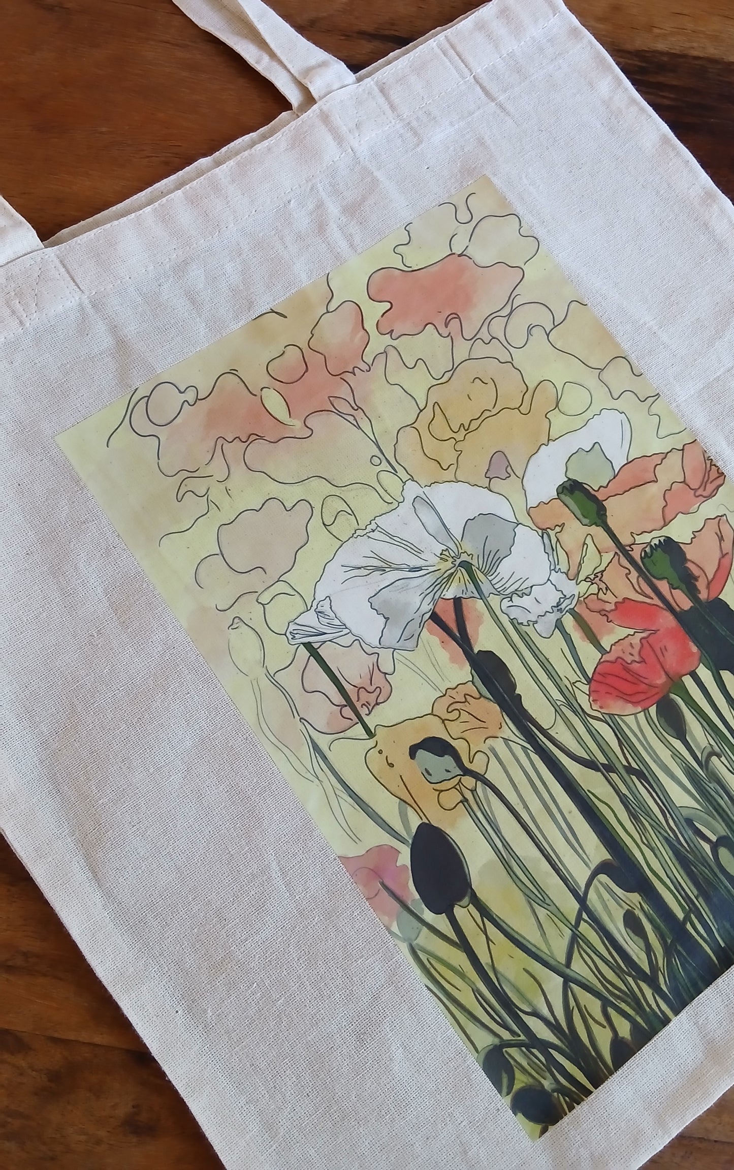 Wild Flower Garden Tote Bag