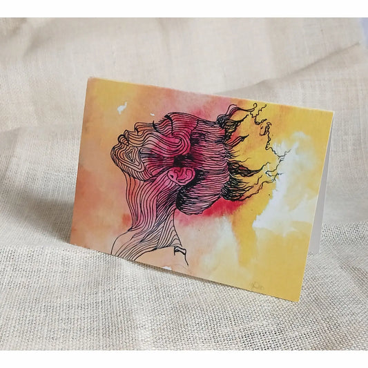 Held High Greetings Card