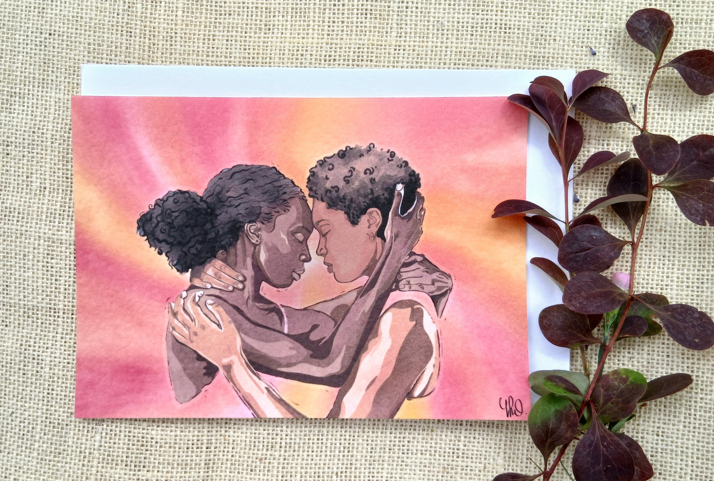 Closer — Fine Art Greetings Card