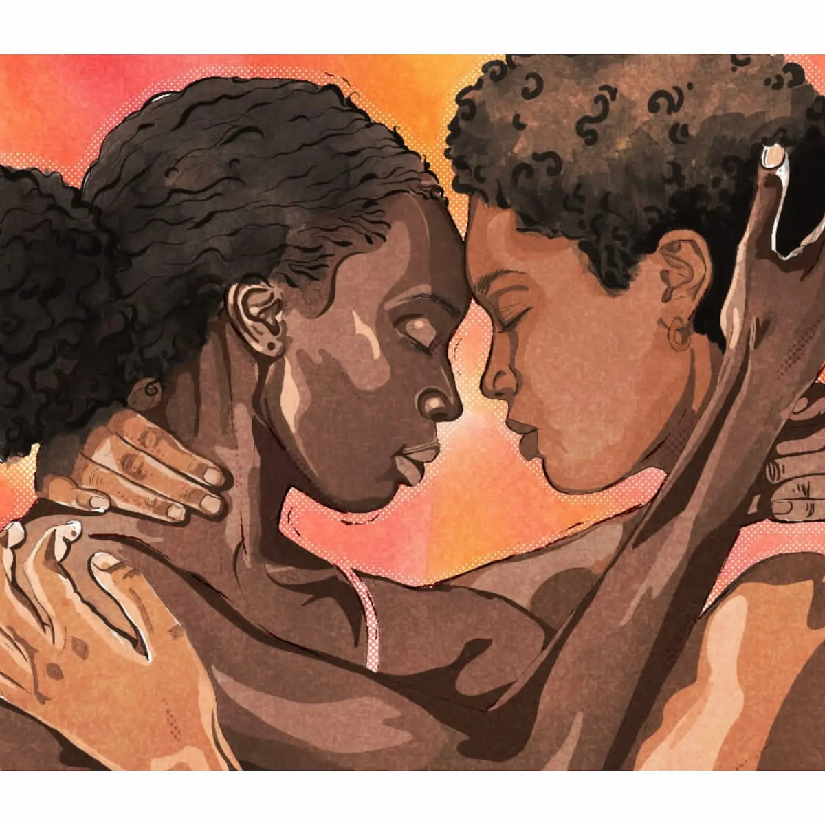 Closer — Bohemian Watercolour Fine Art Print