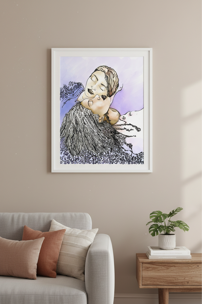 The Two of Us print mockup