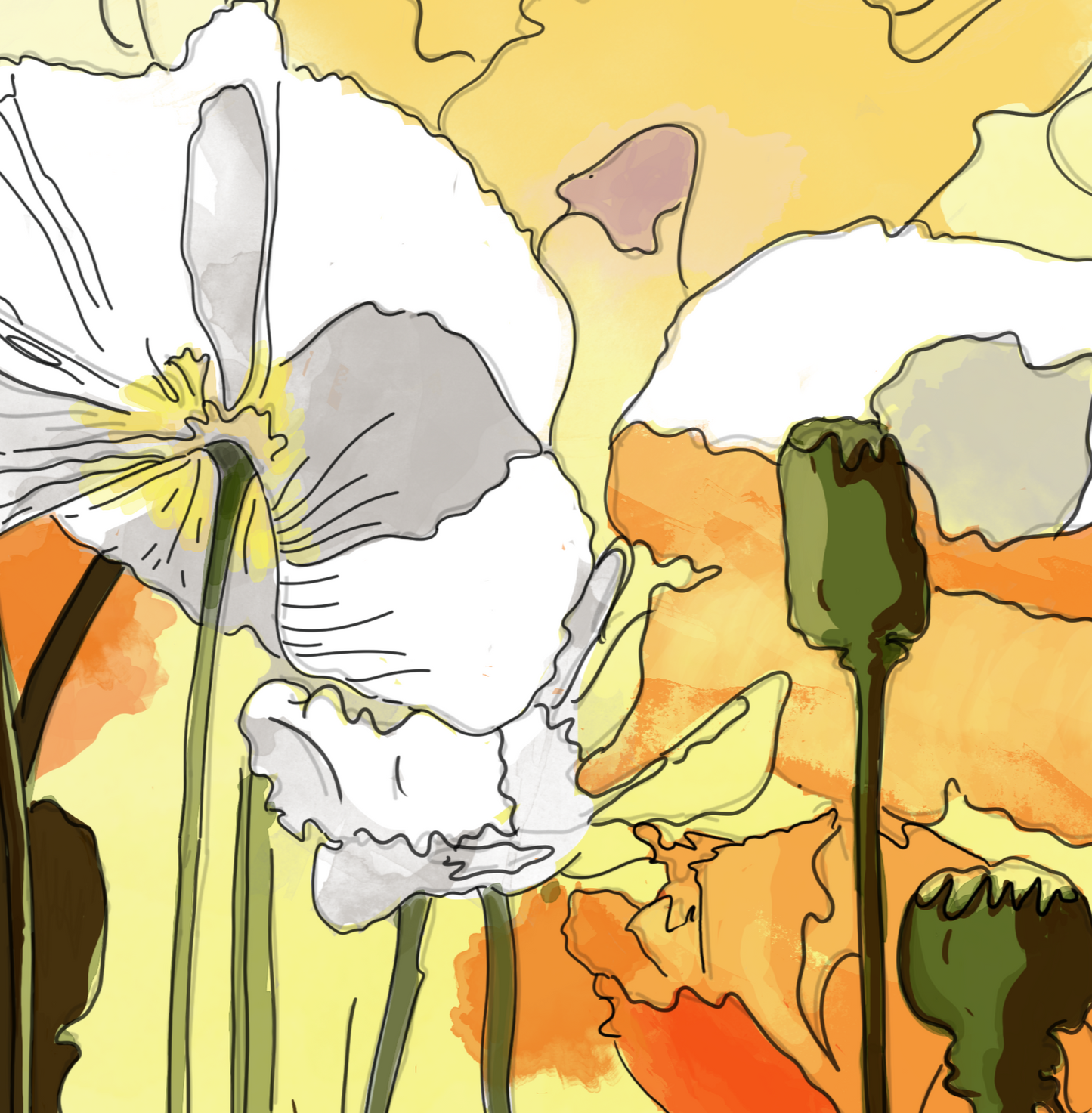 Wild Flower Garden — Fine Art Print